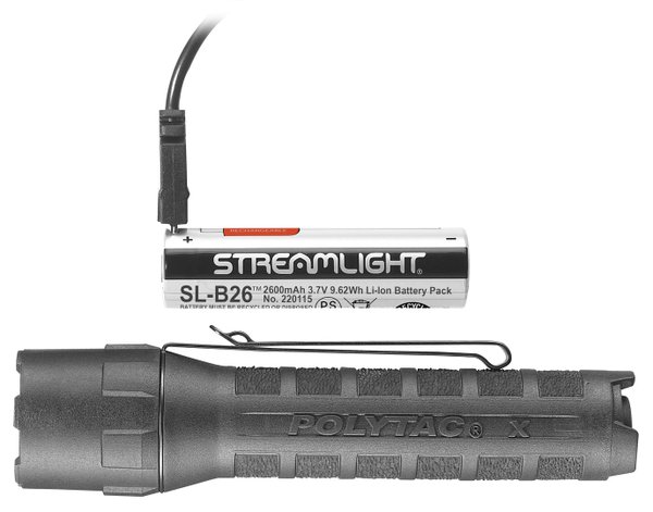 Streamlight Polytac X USB, Polizeilampe gelb