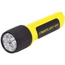 Streamlight 4AA Propolymer, Stablampe gelb mit Leuchtkegel weiss